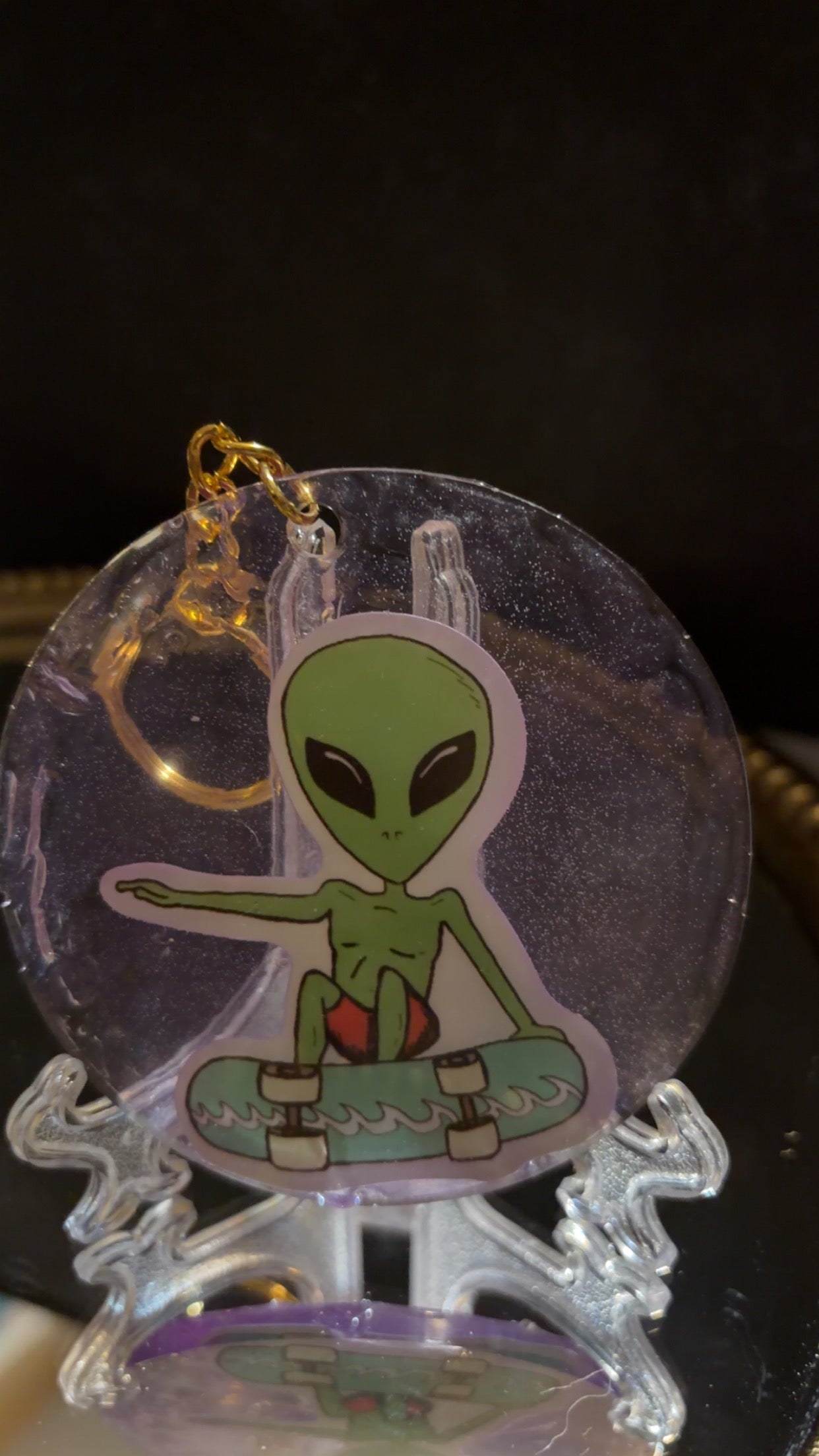 alien keychain