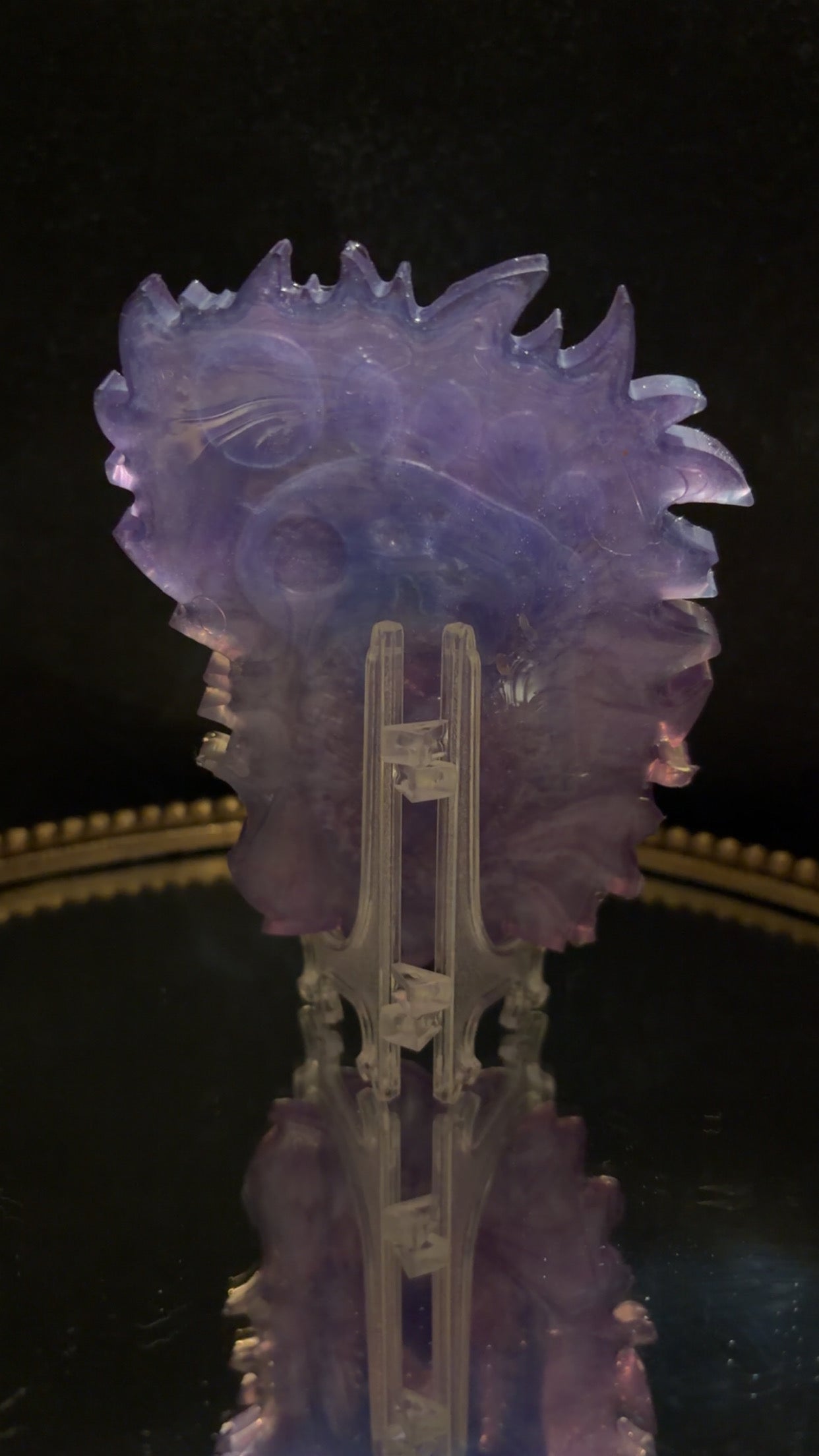 purple and blue big foot