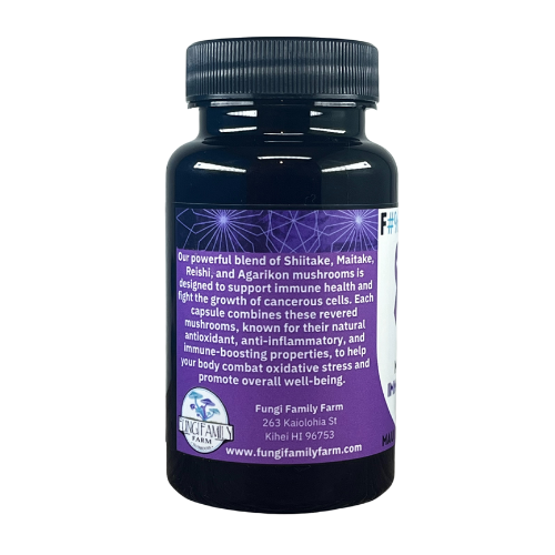Bio Shield - F#%K Cancer - Mushroom Immune Support Capsules