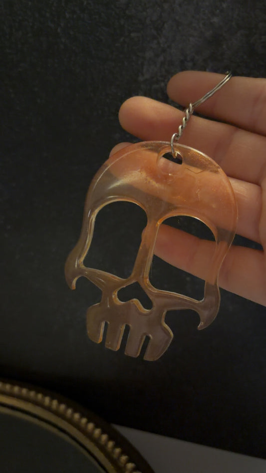 skull keychain