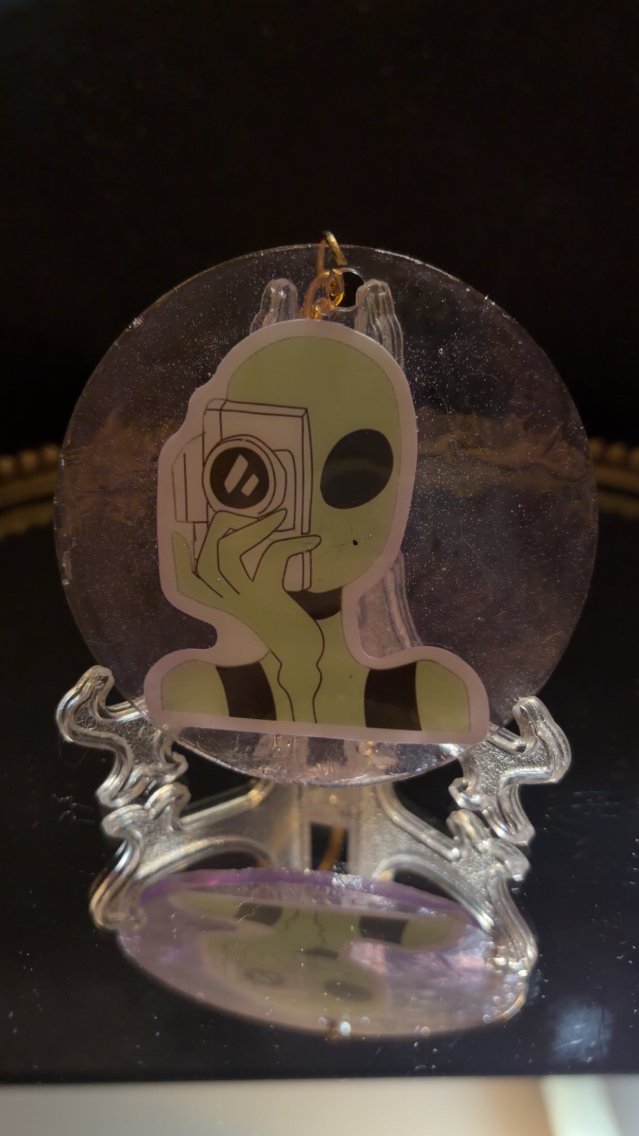 alien keychain