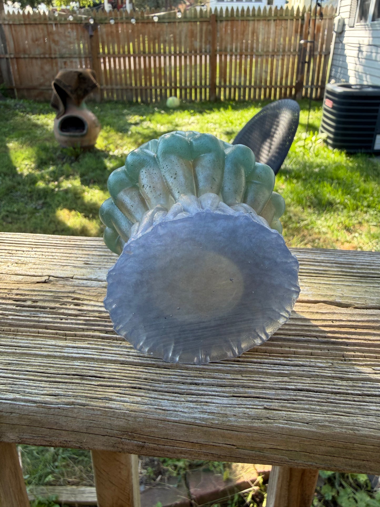 Green MultiColored Lady Butt Planter