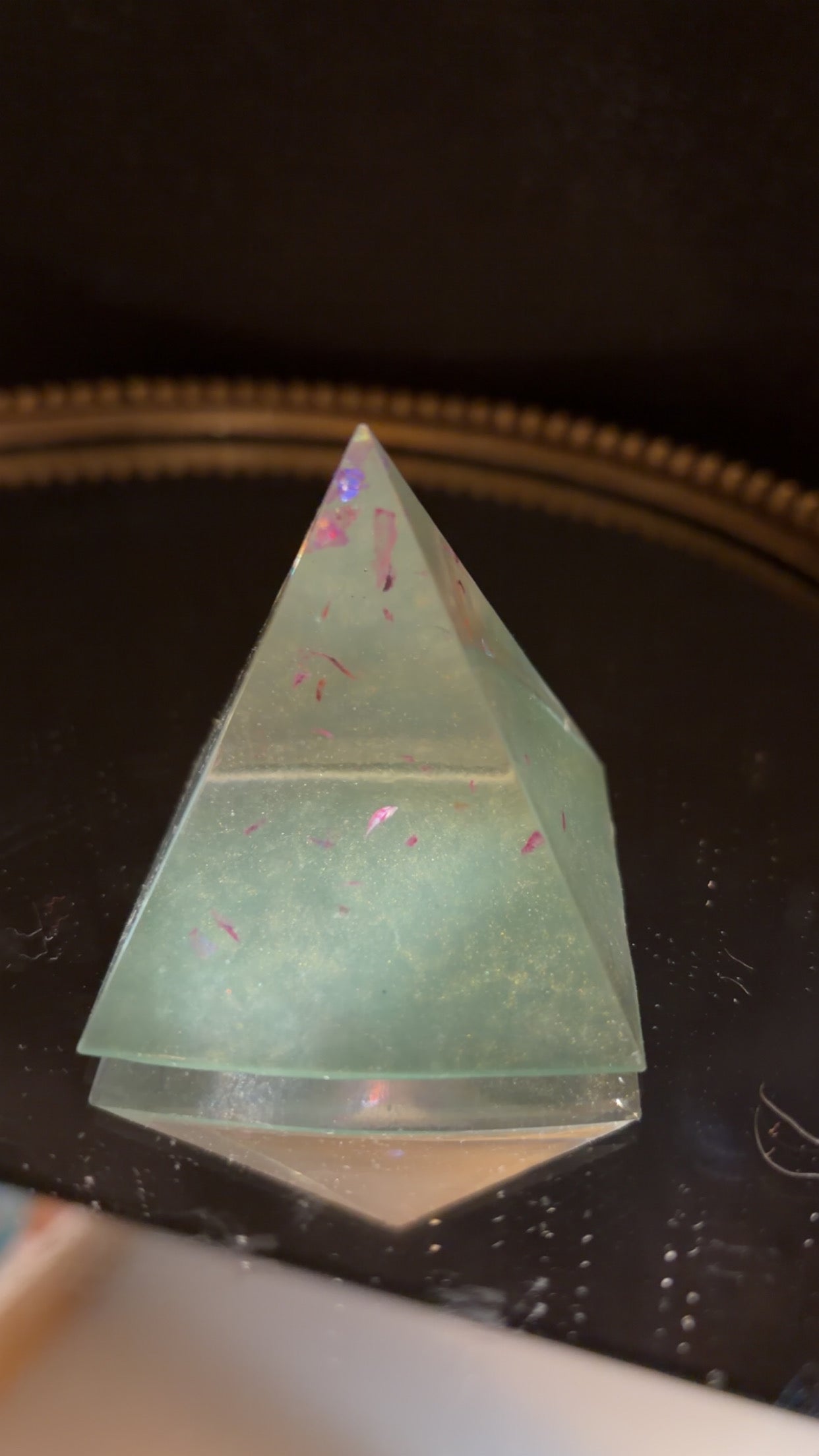 pyramid paper weight