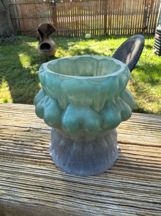 Green MultiColored Lady Butt Planter