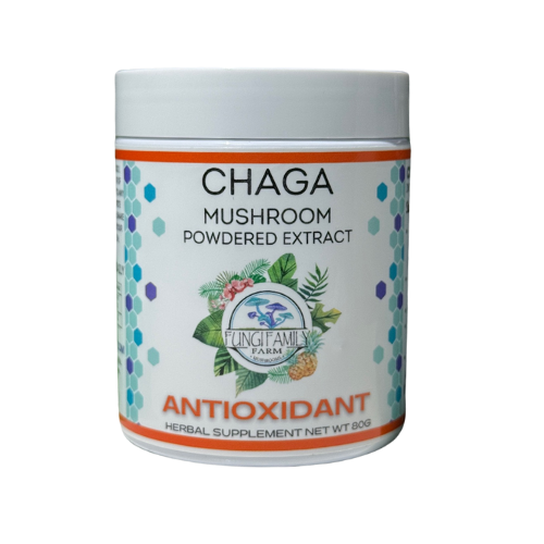 Chaga Mushroom Powder Extract – Inonotus obliquus (2000 mg)