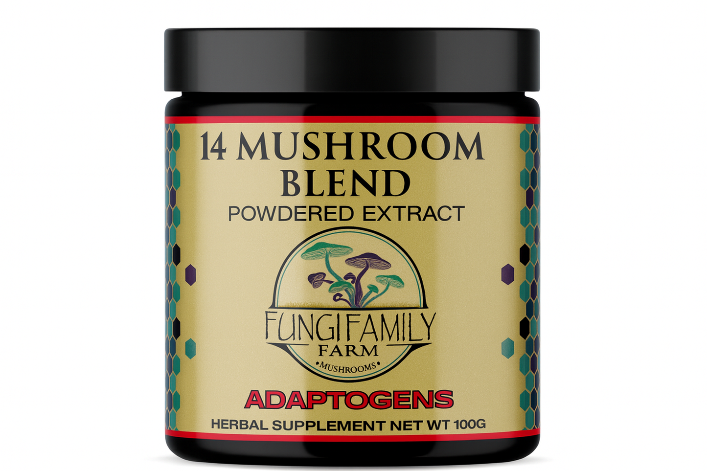 14 Mushroom Blend Powder Extract – Pure, Powerful, Full-Spectrum Wellness