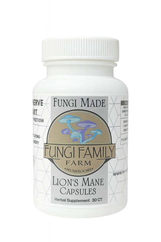 Lion’s Mane Capsules – Cognitive Support & Brain Health