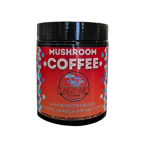 Instant Mushroom Coffee – 14-Mushroom Functional Blend