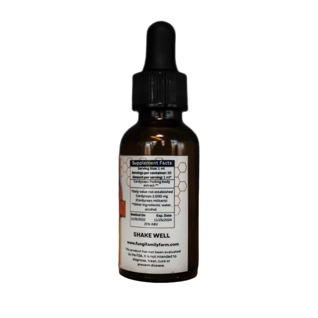 Cordyceps Tincture – Dual + Ultrasonic Extract for Natural Energy & Vitality
