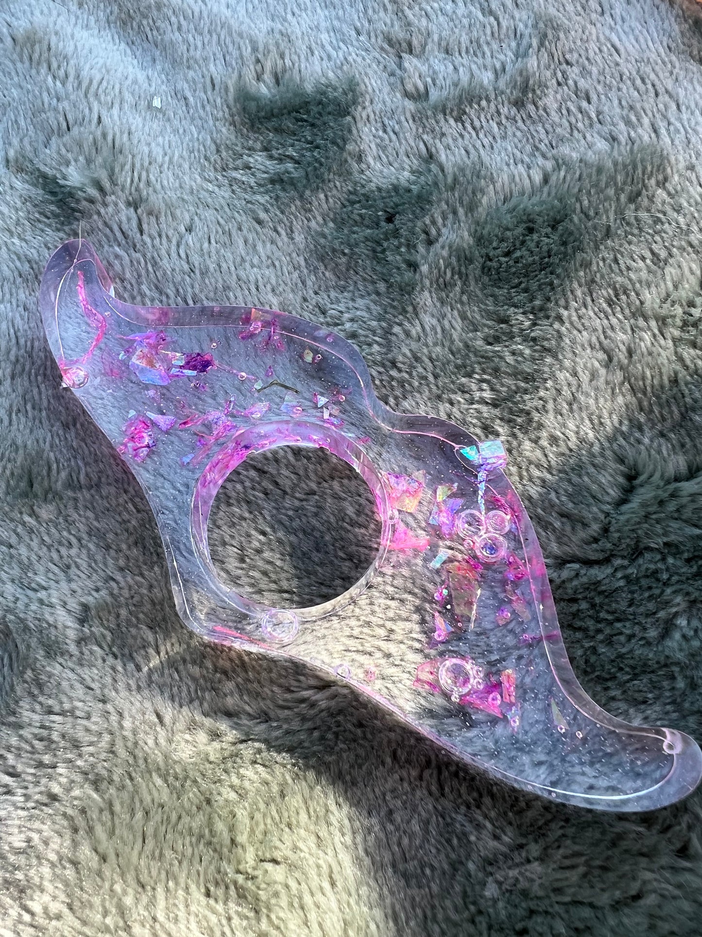 pink glitter page holder