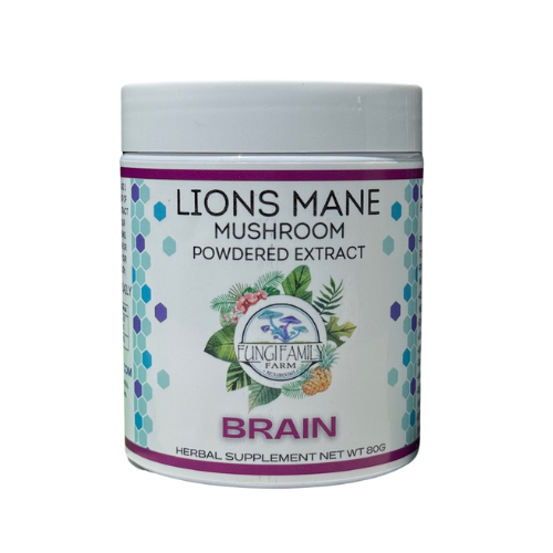 Lion’s Mane Mushroom Powder Extract – Hericium erinaceus (2,000 mg)