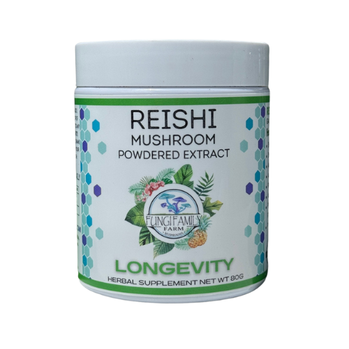 Reishi Mushroom Powder Extract – Ganoderma lucidum (2,000 mg)