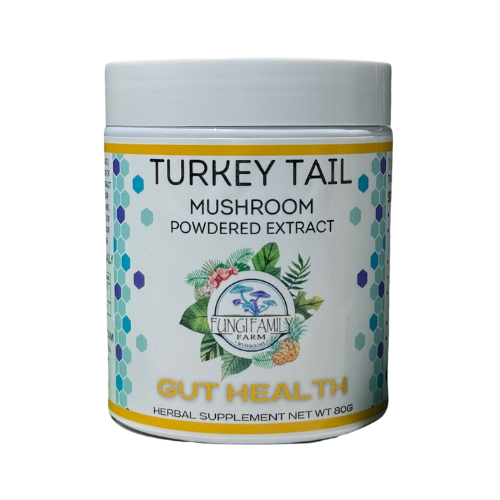 Turkey Tail Mushroom Powder Extract – Trametes versicolor (2,000 mg)