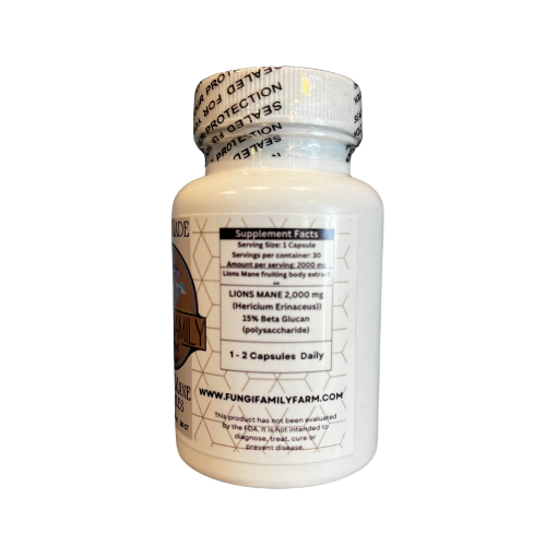 Lion’s Mane Capsules – Cognitive Support & Brain Health