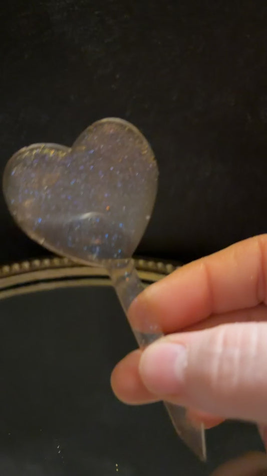 heart shaped plant marker