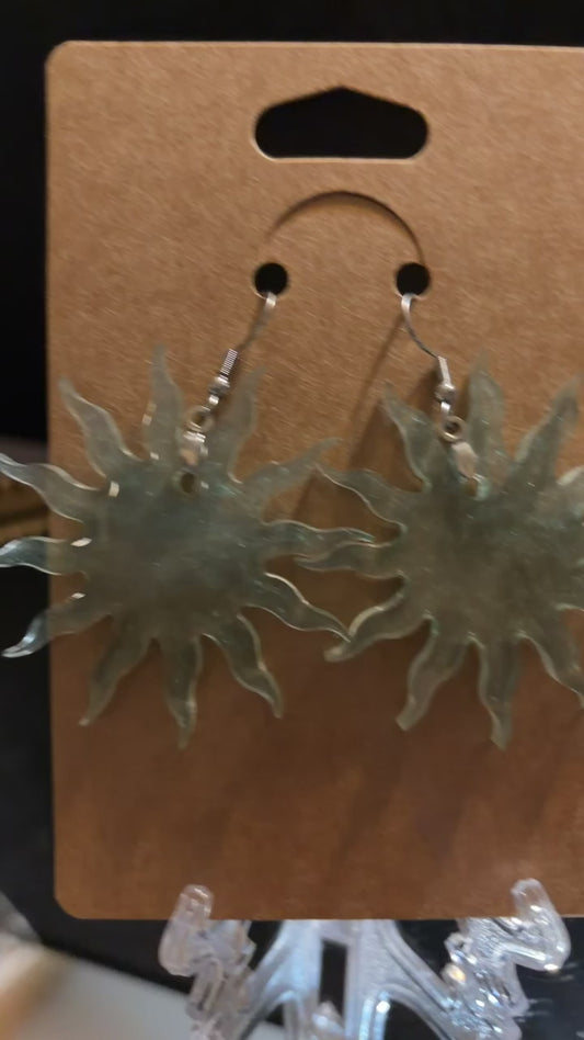 sun earrings