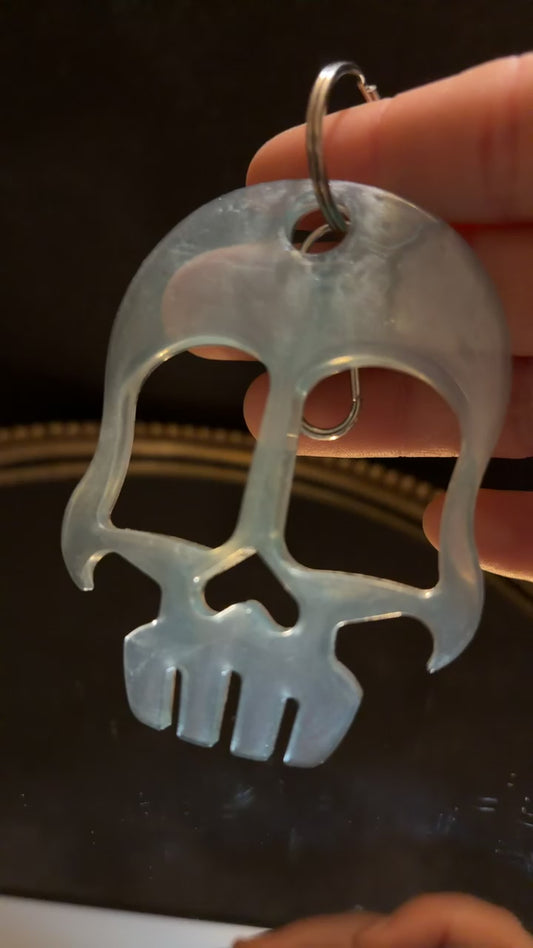 skull keychain